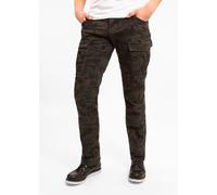 John Doe Stroker XTM, pantalones cargo 36/34 male Negro/Verde Oscuro (Camuflaje)
