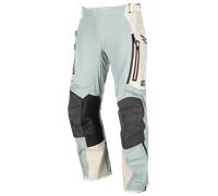 Klim Adventure Rally Gore-Tex Pantalón Textil Moto Enduro, gris-verde-naranja, tamaño 38 para Hombres