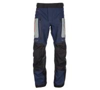 Klim Carlsbad Rogue Gore-Tex Pantalones textiles de motocicleta, Azul/Rojo, Talla 36