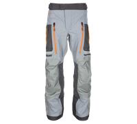 Klim Carlsbad Rogue Gore-Tex Pantalones textiles de motocicleta, antracita/naranja, Talla 34
