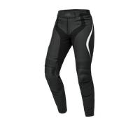 IXS RS-600 1.0, pantalones de cuero mujer 40 female Negro/Blanco