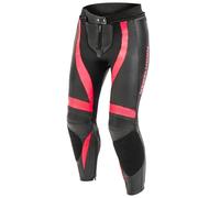 Pantalones de moto para mujer Rebelhorn Rebel Negro-Rosa fluo 40