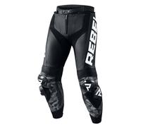 Pantalones de moto Rebelhorn Rebel en blanco y negro liquidación 58