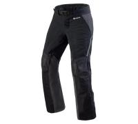 Revit Stratum GTX impermeable pantalones textiles de motocicleta, negro-gris, tamaño XL para Hombres