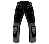 Pantalones de Moto Richa Infinity 3 Aventure NegroL Negro