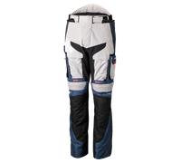 RST Pro Series Adventure-X Pantalones textiles impermeables para motocicletas, blanco-rojo-azul, tamaño M