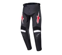 Pantalones de motocross para niños Alpinestars Racer Lucent en negro, blanco y rojo 22