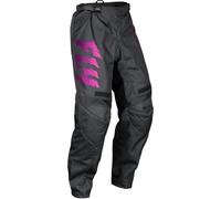 Pantalones de motocross para niños FLY Racing F-16 gris-negro-rosa en oferta liquidación 22