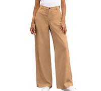 Pantalones de mujer Fluido Chic y Elegant Palazzo de cintura alta Pantalones de pierna ancha Casual Color sólido Pantalones de ocio de negocios Pantalones de gran tamaño transpirables para el trabajo