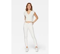 Pantalones de mujer Mavi Sophie Jeans Mid-Rise, Slim Skinny, blanco, W26 L30