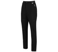 Regatta Women's Mountain Zip Off Walking Trousers, Pantalones Mujer, Black,