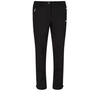 Regatta Geo Softshell II Pantalón Tejido elástico Isotex Impermeable y Transpirable Trousers, Mujer, Black, 8