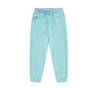 Pantalones de otoño e invierno para niñas y niños, estilo deportivo, elásticos, pantalones largos para niños, pantalones negros tipo leggins, azul, 4-5 años