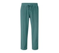 Pantalones de Pana Casuales para Niño con Cintura Elástica y Cordón Ajustable Diseño Holgado Pierna Ancha y Múltiples Bolsillos (Mint Green, 5-6 Years)