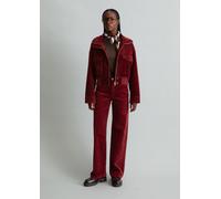 Pantalones de pana modelo Tomma wide Deep Burgundy 27/30