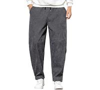 Pantalones de pana para hombre, holgados, pantalones japoneses, holgados, pantalones largos con cordón, pantalones de deporte, pantalones de correr, informales, vintage, pantalones de chándal cómodos
