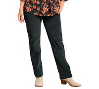 Pantalones de Pana para Mujer Elásticos - Color Negro, Tallas Grandes, de Algodón, Deportivos Largos Con Bolsillos, para Exterior y Ocio