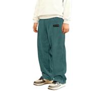 Pantalones de Pana para niño, clásicos, de Pierna Recta, Informales, Suaves, cómodos, Resistentes, para el Uso Diario Escolar. (Light Green, 9-10 Years)