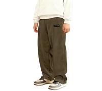 Pantalones de Pana para niño, clásicos, de Pierna Recta, Informales, Suaves, cómodos, Resistentes, para el Uso Diario Escolar. (Coffee, 15-16 Years)