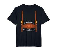 Pantalones de Piel para Hombre, diseño de Frases Divertidos, Oktoberfest Camiseta, Hombre Tallas Grandes, Negro, 4X Alto