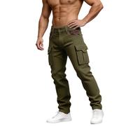 Pantalones De Piel para Hombre Seguridad Holgados Acampanados Caballero Gimnasia Pegados Adolescentes Elásticos Retro Nylon Roja ala Licra Amplios Combate Vigilante Push Caros Entre