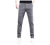 Pantalones de pierna recta elásticos con bolsillo liso europeo para hombre, pantalones deportivos casuales anchos y de moda para el comercio exterior, Gy1, XXXXXL