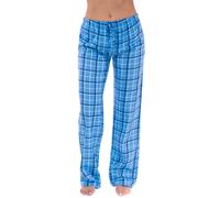 Pantalones de pijama a cuadros Just Love para mujer, ropa de dormir 6324-10281-NVY-1X