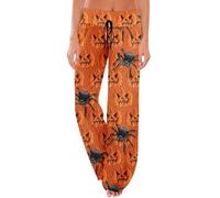 Pantalones de pijama largos para mujer, tallas grandes, pijamas abrazados, pantalones de mujer para mujer, estampados, informales, modernos, de pierna ancha, pantalones de ocio, pantalones deportivos