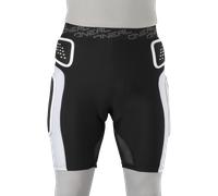 O'NEAL | Pantalones Protectores | Motocross Enduro | Espuma EVA de Alta Densidad, Almohadillas de ventilación integradas, Cintura elástica | Pro Short | Adultos | Blanco Negro | Talla L