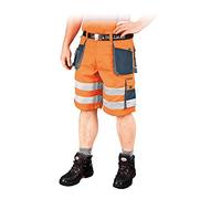 Pantalones de protección para el hígado & Hollman LH-FMNX-TS_PGSM Formas: Cortos, Naranja-Azul Oscuro, Talla M