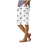Pantalones de resort para mujer para entrevista, brillantes, sueltos, modernos, con bolsillos, esmoquin, ajustados, activos, a cuadros, chinos, veraniegos, blanco, S