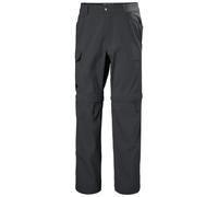 Pantalones de senderismo convertibles Helly Hansen ELV LIGHT ZIP OFF PANT (EBONY) Hombre