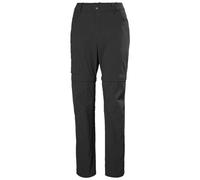 Pantalones de senderismo convertibles Helly Hansen W ELV LIGHT ZIP OFF PANT (EBONY) Mujer