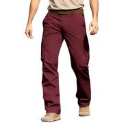 Pantalones de senderismo para hombre, pantalones de senderismo para hombre, pantalones de carga resistentes para actividades al aire libre, jeans robustos con múltiples bolsillos para diario chino
