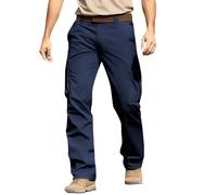 Pantalones de senderismo para hombre, pantalones de senderismo para hombre, pantalones de carga resistentes para actividades al aire libre, jeans robustos con múltiples bolsillos para diario chino