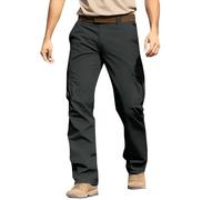 Pantalones de senderismo para hombre, pantalones de senderismo para hombre, pantalones de carga resistentes para actividades al aire libre, jeans robustos con múltiples bolsillos para diario chino