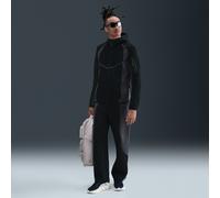 Pantalones de tejido Fleece con dobladillo abierto y bloques de color Nike Tech para hombre - Negro S