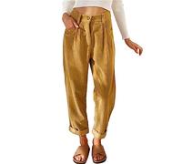 Pantalones de terciopelo acanalado para mujer, pantalones de cigarrillo de invierno, cintura alta, cómodos, pantalones anchos de pierna recta, pantalones Harem elegantes palacio con bolsillos casuales