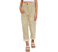 Pantalones de terciopelo acanalado para mujer, pantalones de cigarrillo de invierno, cintura alta, cómodos, pantalones anchos de pierna recta, pantalones Harem elegantes palacio con bolsillos casuales