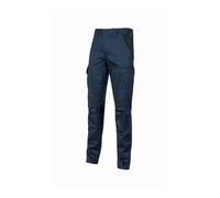 Pantalones de trabajo algodón stretch azul slim fit TALLA L ST211WB/L