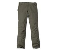 Pantalones De Trabajo Carhartt En Tela Elástica De Doble Capa Delantera