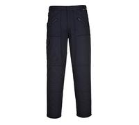 Pantalones de Trabajo con numerosos Bolsillos con Cremallera, Refuerzo en Las Rodillas, Azul Marino, 34 x 36 Exta Tall