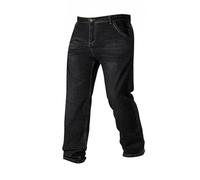Pantalones de trabajo de forro polar para hombre, corte holgado | Pantalones de mezclilla elásticos casuales, duraderos, vintage, cómodos, deportivos, transpirables, para uso diario