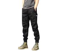 Pantalones De Trabajo Hombre, Pantalones Cargo con MúLtiples Bolsillos, Duraderos, para Uso Diario, Senderismo Y Actividades Al Aire Libre, Tejido EláStico CóModo.