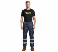 Portwest Pantalones De Lluvia Iona Classic, Tamaño: S, Color: Marino, F441NARS