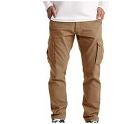 Pantalones de trabajo para hombre, pantalones cargo chinos para hombre, pantalones para caminar al aire libre con múltiples bolsillos, ropa de trabajo, pantalones de seguridad resistentes, pantalones