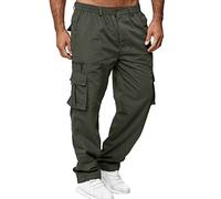 Pantalones de trabajo para hombre, pantalones de senderismo para hombre, pantalones de entrenamiento con múltiples bolsillos, pantalones casuales con cremallera, gimnasio, correr, ropa deportiva,
