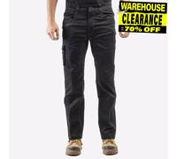 Pantalones De Trabajo Protectores Para Hombre Caterpillar (Rectos) Negros