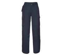 Pantalones De Trabajo Resistente Russell Negro/Convoy Gris/Marino, 32 in, Rectos