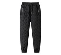 Pantalones de trabajo tipo cargo para hombre, pantalones de invierno para hombre, de cuero, ajustados, para gimnasio, pantalones de trabajo negros, pantalones de forro polar ajustados para el Reino